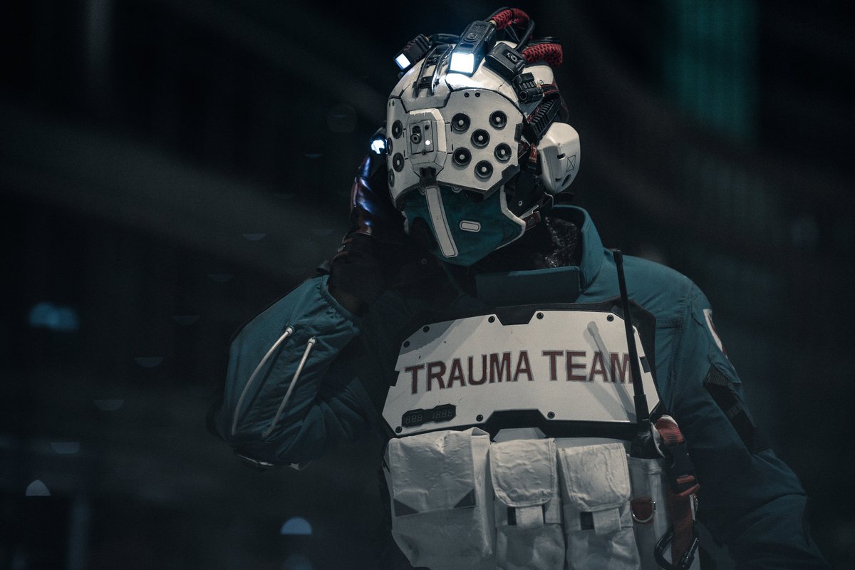 Trauma team cyberpunk logo фото 31