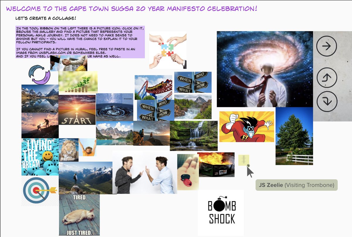 SUGSA's tweet image. We made a collage that represents each of our stories

@SUGSA
#SUGSA
#myAgile20reflect
#embracingsimplicity
@antoinetteCoet