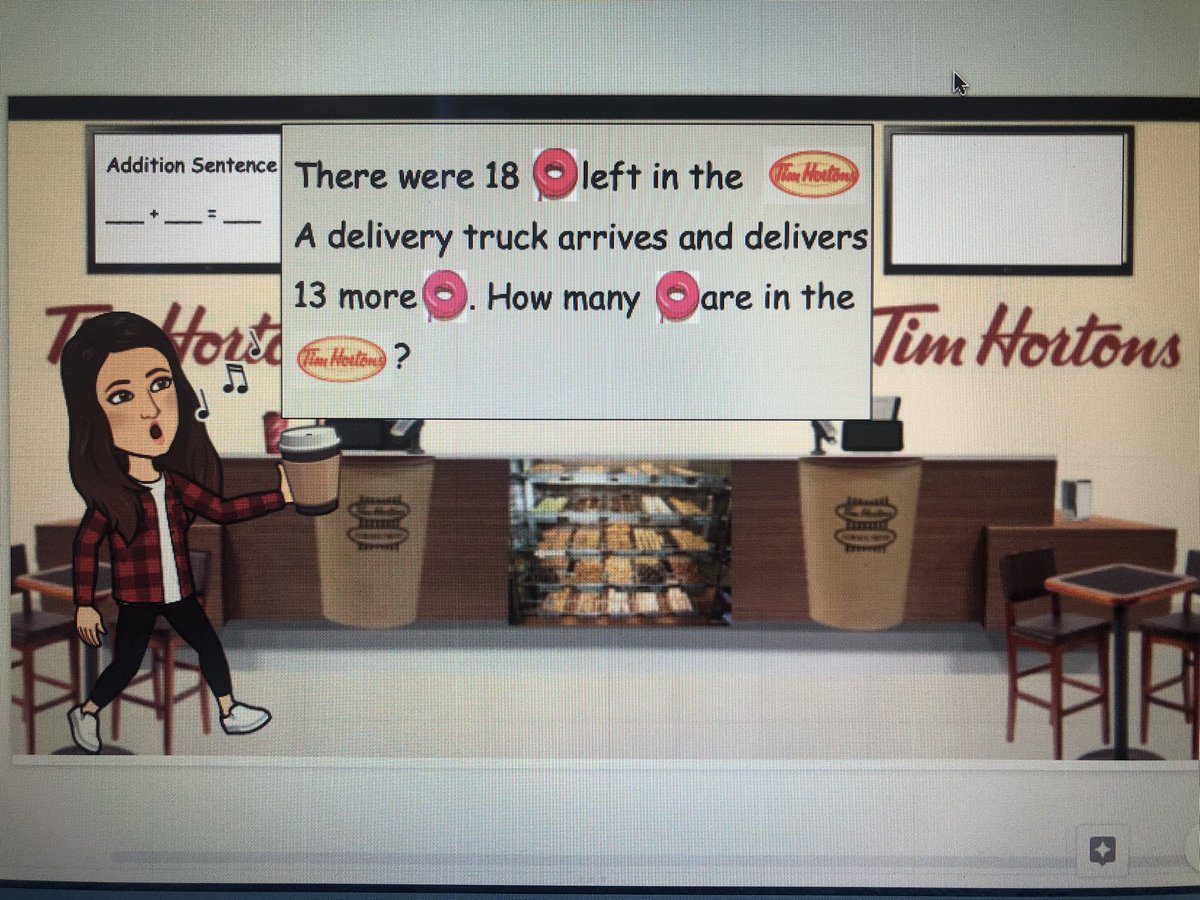 TiaFraser2091's tweet photo. Learning how to make my google slides fun and engaging! #Grade1/2 #mathwordproblems #themissionofaddition https://t.co/M6pERauJrc