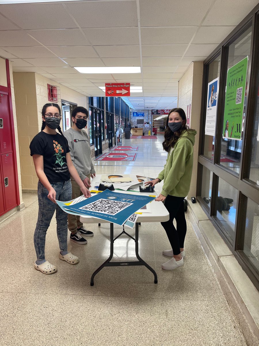 SAVE members working together after all the snowstorms to hang up posters for Black History Month! <a href="/HPRwildcats/">High Point Regional High School</a> <a href="/JonTallamy/">Jon Tallamy</a> <a href="/Lindsay_LeDuc/">Lindsay LeDuc Young</a> @hprhs_jmorales