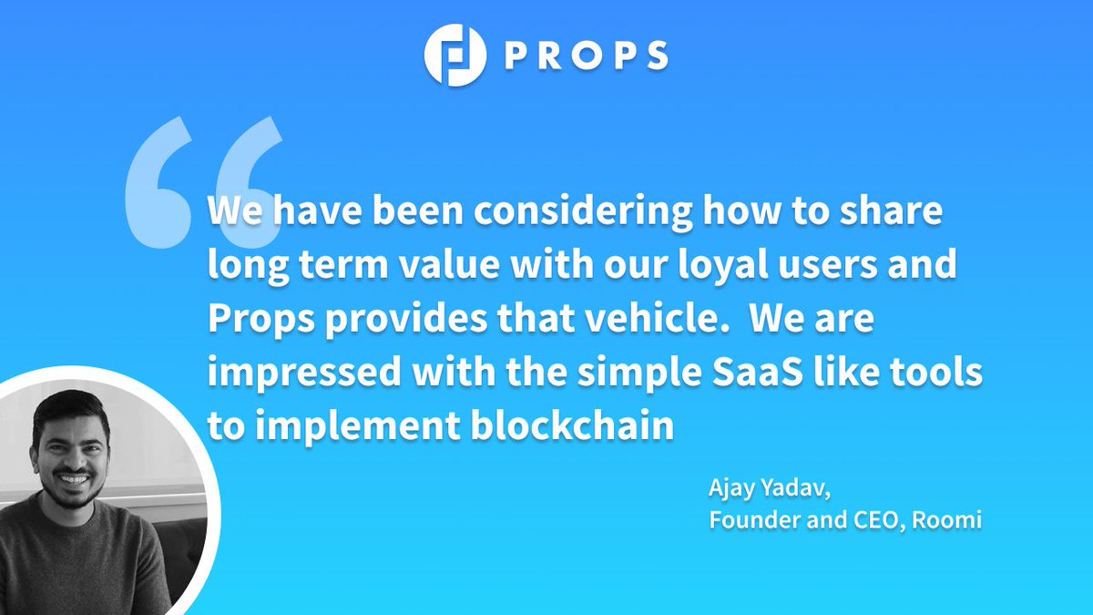 PropsProject's tweet photo. 📣📣New Partner Alert!  Props is thrilled to welcome @Roomiapp, a marketplace helping people rent rooms and find roommates in a verified community, to the Props community. You can read more here: https://t.co/EDehigchBd https://t.co/Cogo3rHQOe