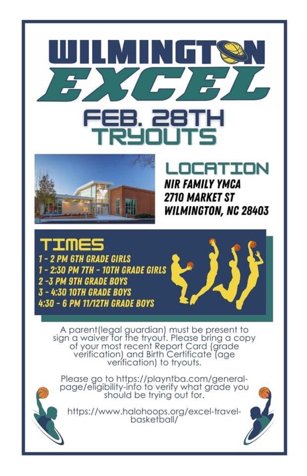 wilmingtonexcel's tweet photo. Don’t miss tryouts this coming Sunday!! https://t.co/GQLLVZuqdg