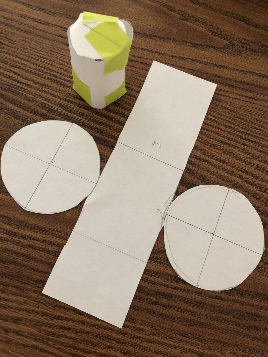 DierickMs's tweet photo. Most students love to go from point A to point B in math, it’s good to challenge their thinking and understand the why. Today students built nets to understand the visual representation and reasoning behind surface area. #essentialpractice https://t.co/Wy2LVvStJc