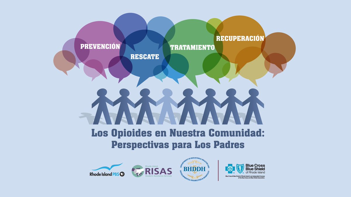 El 3 de marzo a las 6:30 p.m. únase a <a href="/rhodeislandpbs/">Rhode Island PBS</a>, RISAS y <a href="/RIBHDDH/">RI BHDDH</a> para "Opioides en Nuestra Comunidad: Perspectivas Para Los Padres". Un panel especial de educadores, consejeros y expertos en salud dirigirá la presentación. Regístrese en ripbs.org.