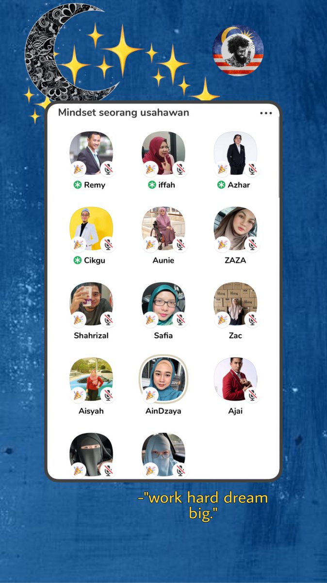 ClubhouseAppMY's tweet photo. @remyeffendi 
@azhar.azif 
@cikgumisai.official 
@auniewajihahzaid 
@mrsazfar_ 
@zaczalina 
@aindzayaa 
@ajaihideaki 
@wird_slim 
@khairunnisamohdmalek https://t.co/NzW4SnlhTL