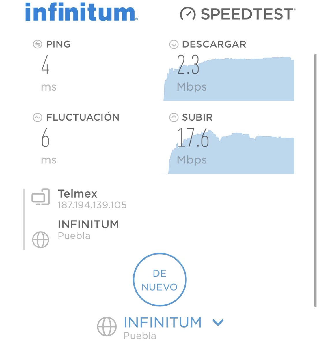 hcasillas8's tweet photo. @TELMEXSoluciona no es posible, 2.3 mb de 40 contramatados, y se supone que me acaban de solucionar este problema hace 2 días. Reprobable https://t.co/MNtDayUiyK