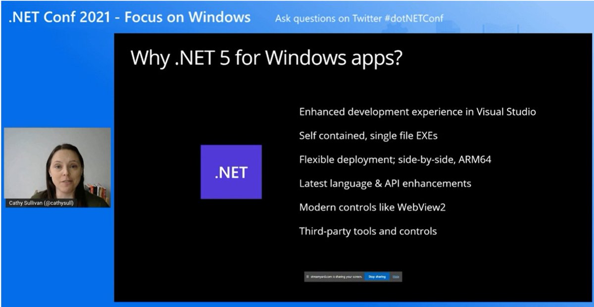 ddskier's tweet image. #dotnet #dotnet5 #dotnetconf