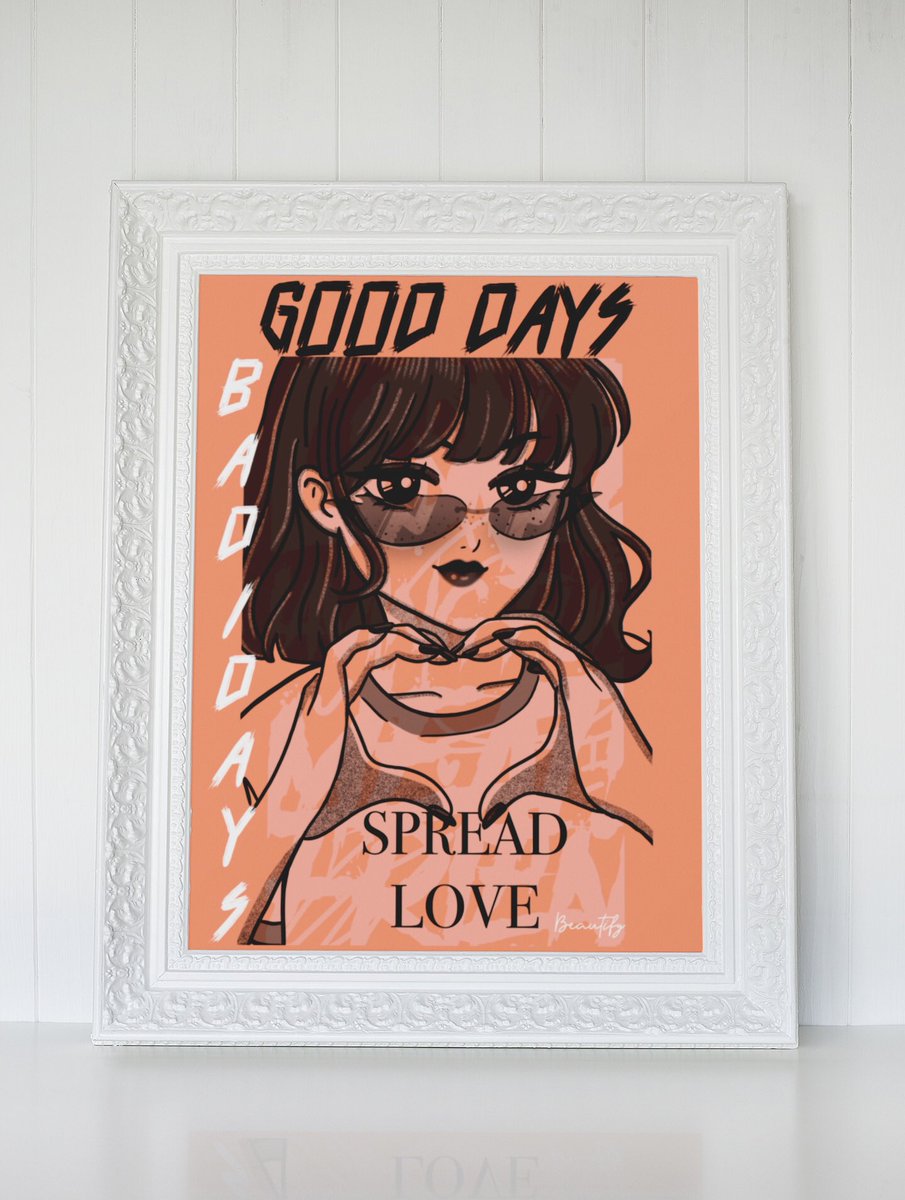 BeautifyLooks's tweet photo. Remember to spread the love, even on the bad days! Poster coming to my @Teemillstore this weekend ❤️

#love #teemill #teemillstore #artprints #poster #posters #homedecor https://t.co/wmHKsqJ0S2