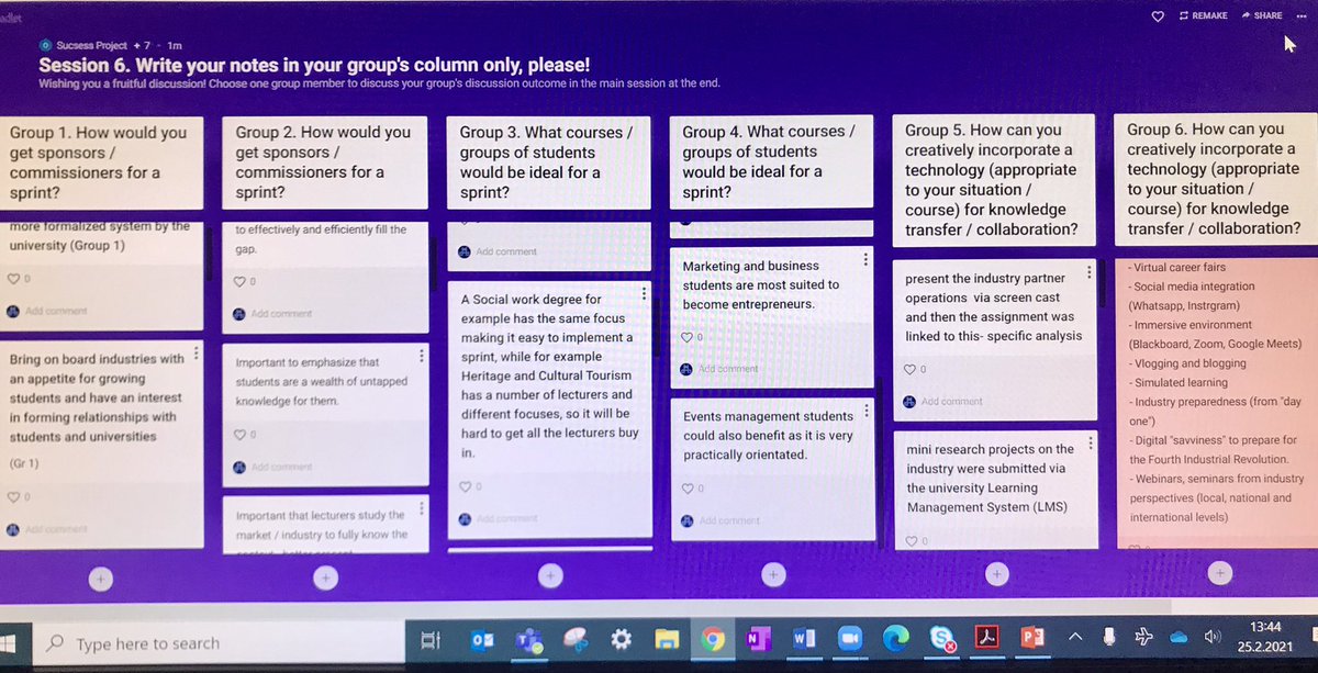 SUCSESSProject's tweet photo. Intensive learning such as #designsprint and techology was discussed today in #sucsessproject training. We now have a basket full of ideas to test and put in practise. Power of co-creation by #haagahelia #UPTuks @go2uj #UNIZULU #sheffhallamuni #unioulu #erasmusplus https://t.co/O6yw1fWhix