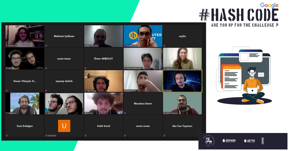 bambudepark's tweet image. #deubambuhub olarak #googlehashcode hazırız..
