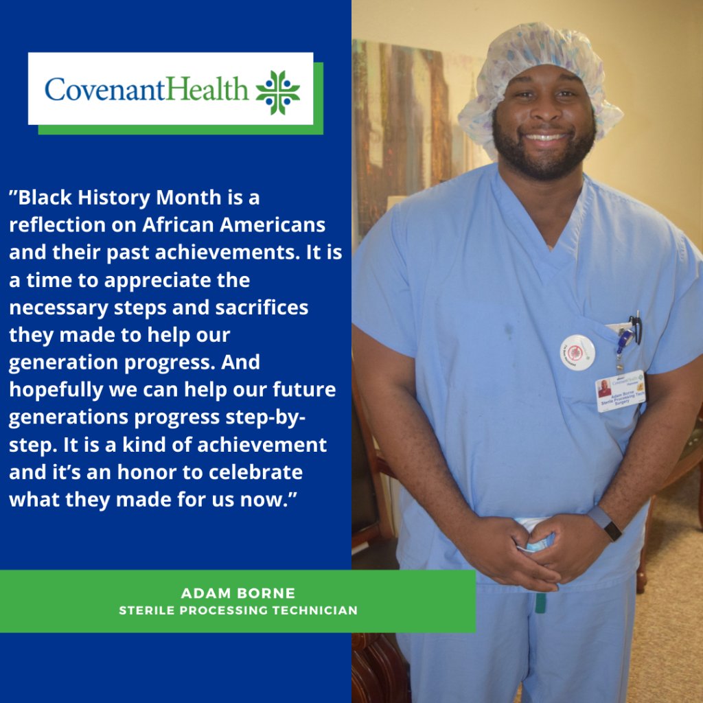 It's #BlackHistoryMonth! "A time to appreciate the necessary steps and sacrifices they made to help our generation progress." Thank you, Adam for sharing that perspective!