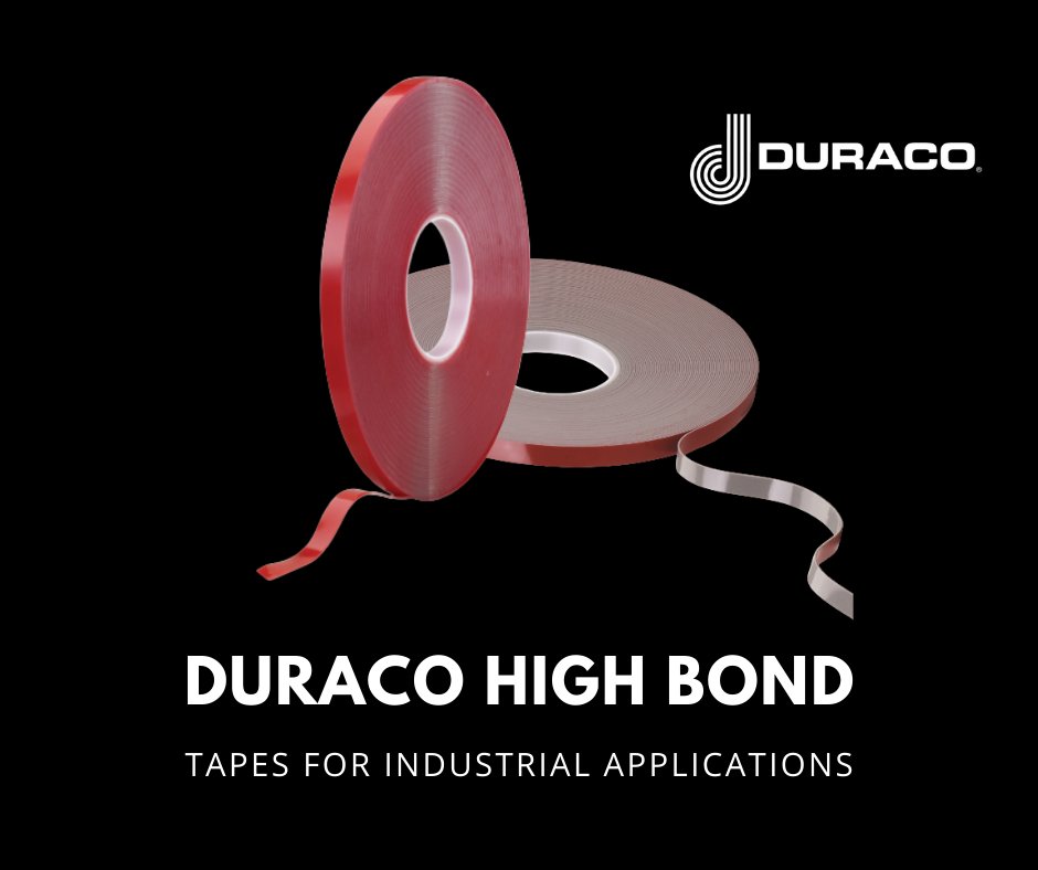 DuracoTapes's tweet image. Duraco High Bond (DHB) provides maximum holding power and performance, making it essential for critical applications that need more strength.  Explore our full line of DHB products.  hubs.la/H0H0jV20

#DuracoTapes #TapeSolutions #DHB