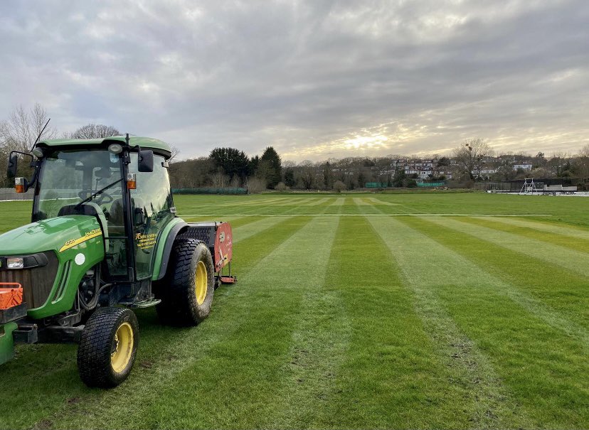ATB (@atbone10) on Twitter photo Spiking cricket squares with 8mm pencil tines <a href="/Northmidd/">North Middlesex CC</a> as part of preseason works #johndeere #cricket #turf #sport Spiking cricket squares with 8mm pencil tines <a href="/Northmidd/">North Middlesex CC</a> as part of preseason works #johndeere #cricket #turf #sport