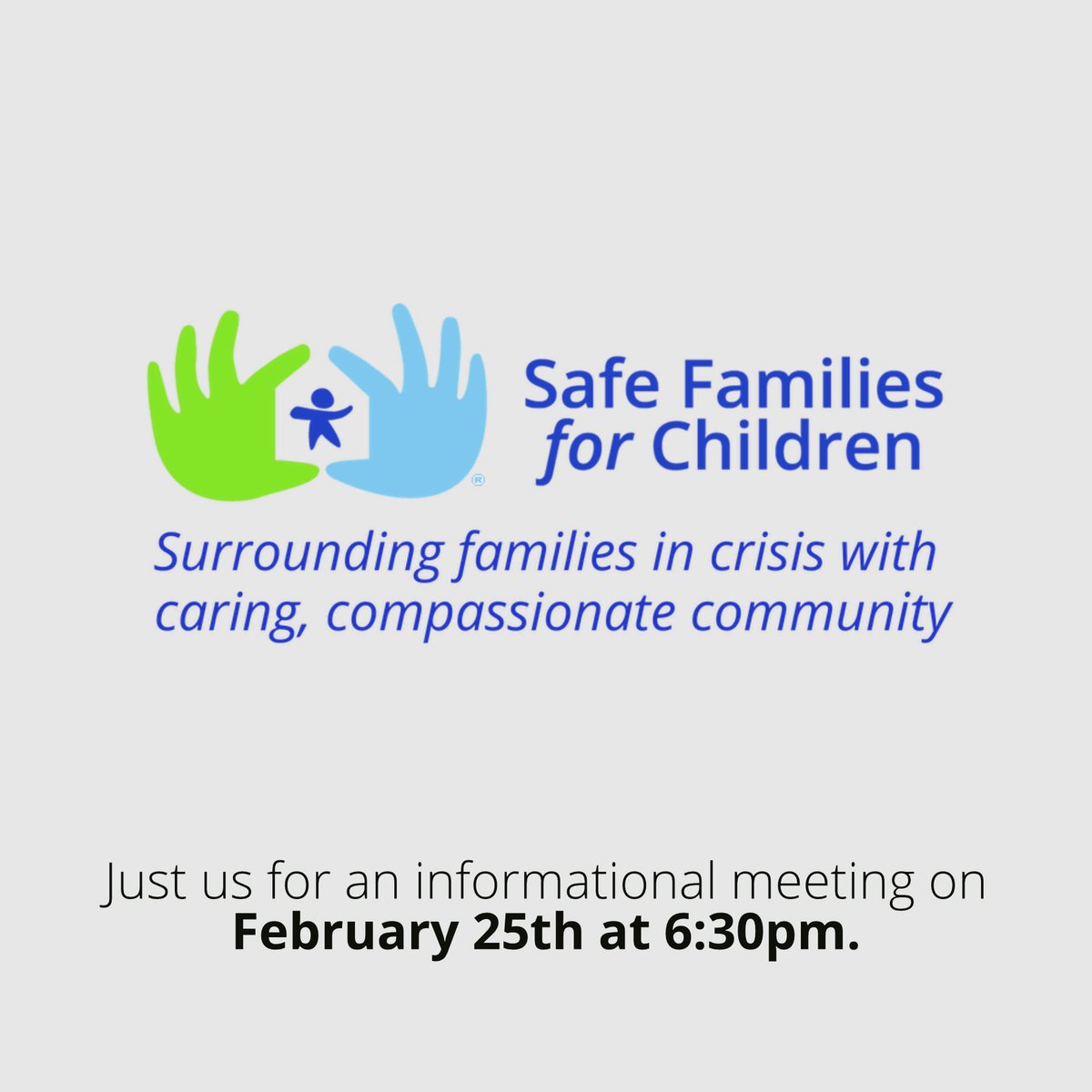 Join us for an info meeting TONIGHT to learn about this incredible organization &amp; how YOU can make a real impact in the lives of families in need this year.

More information 👉  buff.ly/35XAzrH