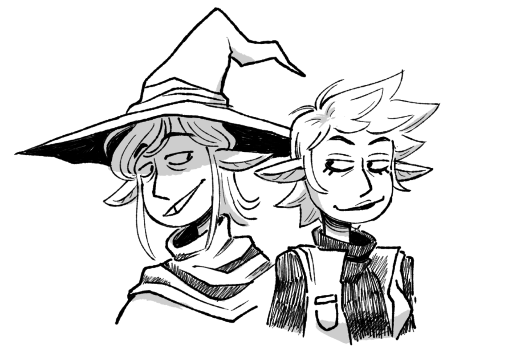 despite my long history with the other magical elf twin ive never actually drawn our lady lup 