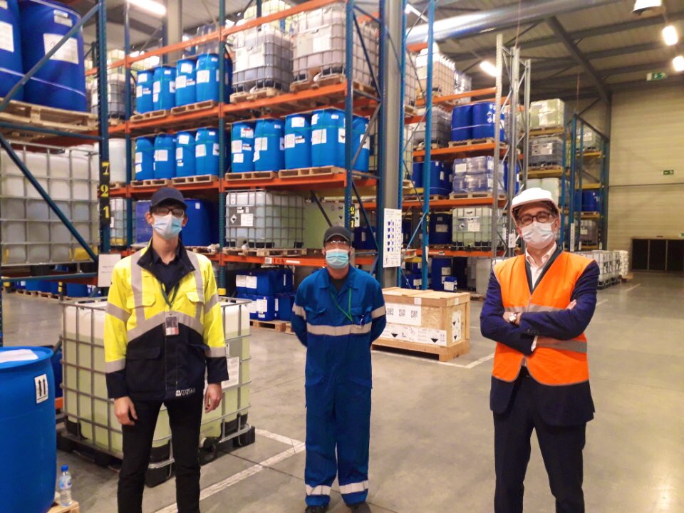 JmBoursier's tweet photo. Rencontre avec les équipes @suezFR et @suezWATERTECH qui assurent l’Excellence Opérationnelle des sites de production &amp; de traitement de l’#eau pour le compte des collectivités locales du @LeGrandChalon et de nos clients industriels.

🙏 Merci pour votre engagement quotidien ! https://t.co/anwQOya8b0