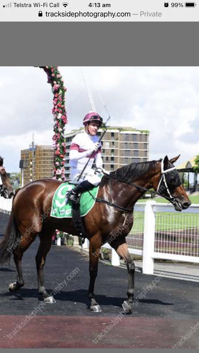 Nice win yesterday at Eagle farm by promising staying mare  evita la vie congratulations to all owners and thanks to our Brisbane staff for all their hard work