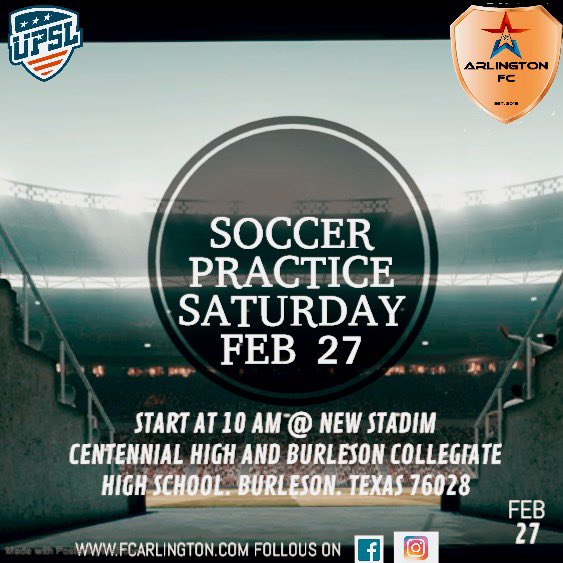 Soccer practice Saturday  UPSL TEAM . Coach Ebenezer Fowobaje
