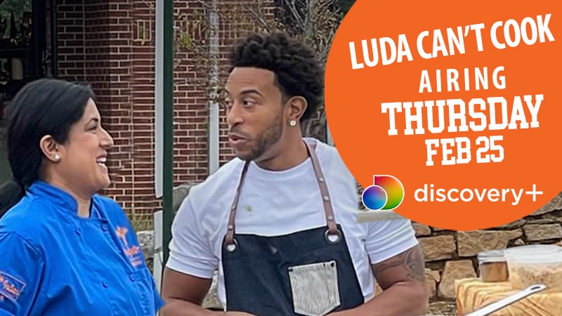 bhojanic's tweet photo. WARNING: Fun time ahead! Order a meal and eat along while streaming #LudaCantCook on @Dicoveryplus eaturing our very own #ChefArchna! 

https://t.co/f7r3g9YSmb

@archnamb https://t.co/BHUtafQ3Er