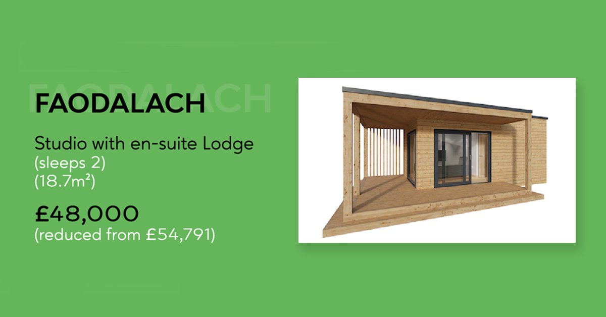 A perfect solution for those looking for additional accommodation or holiday let income. We are delighted to offer over 10% off selected Eco Lodges in our range including a 10-year “buy back” and 10-year structural guarantee. Find out more at: bit.ly/3uqbal0