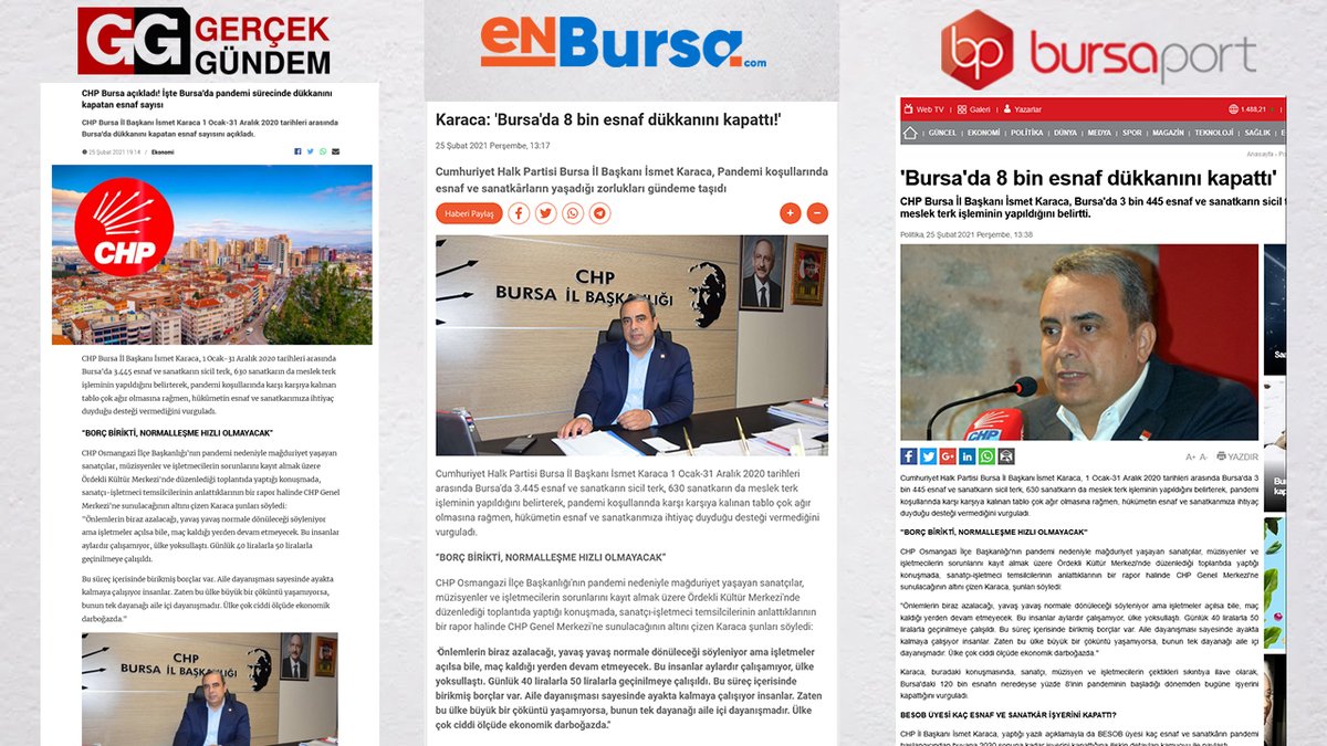 bursayeniparti's tweet photo. BURSA'DA 8 BİN ESNAF DÜKKANINI KAPATTI
Bursa'da 2019'da BESOB'a kayıtlı esnaf ve sanatkârdan 3.143 sicil terk ve 630 meslek terk işlemi yapıldı. 2020'de de 3.445 sicil terk ve 772 meslek terki var. @kilicdarogluk  @oguzksalici @veliagbaba  @faikoztrak @lalekarabiyik  @Seyit_TORUN https://t.co/3Bx7eGKD3Z