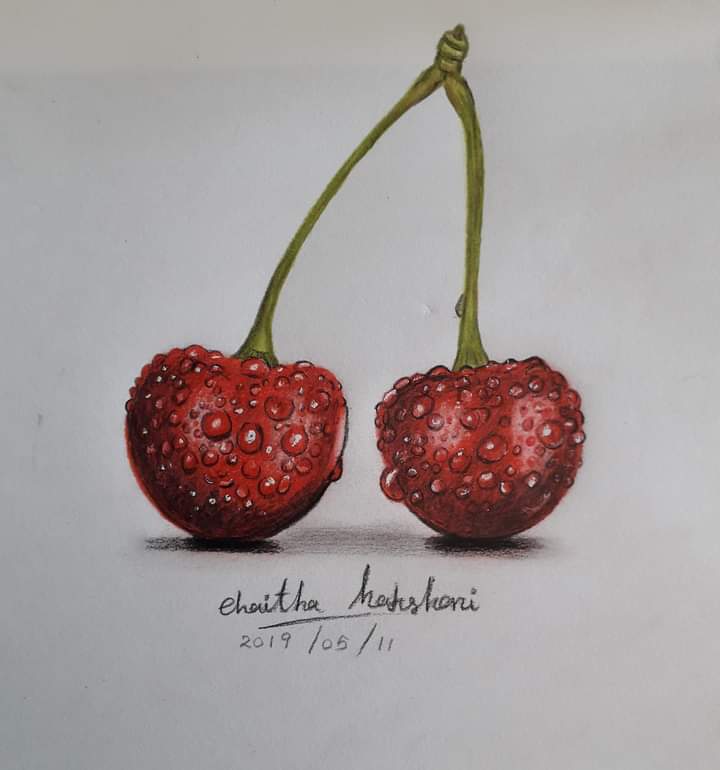 CharithaMadu's tweet photo. #drawing
#artist #art #ArtistOnTwitter #artwork #artistsontwitter #drawingwhileblack #fruits #foodie #travel #CherriesWild #Watercolor #photography #artlover #colors https://t.co/YHmcSPBrUN