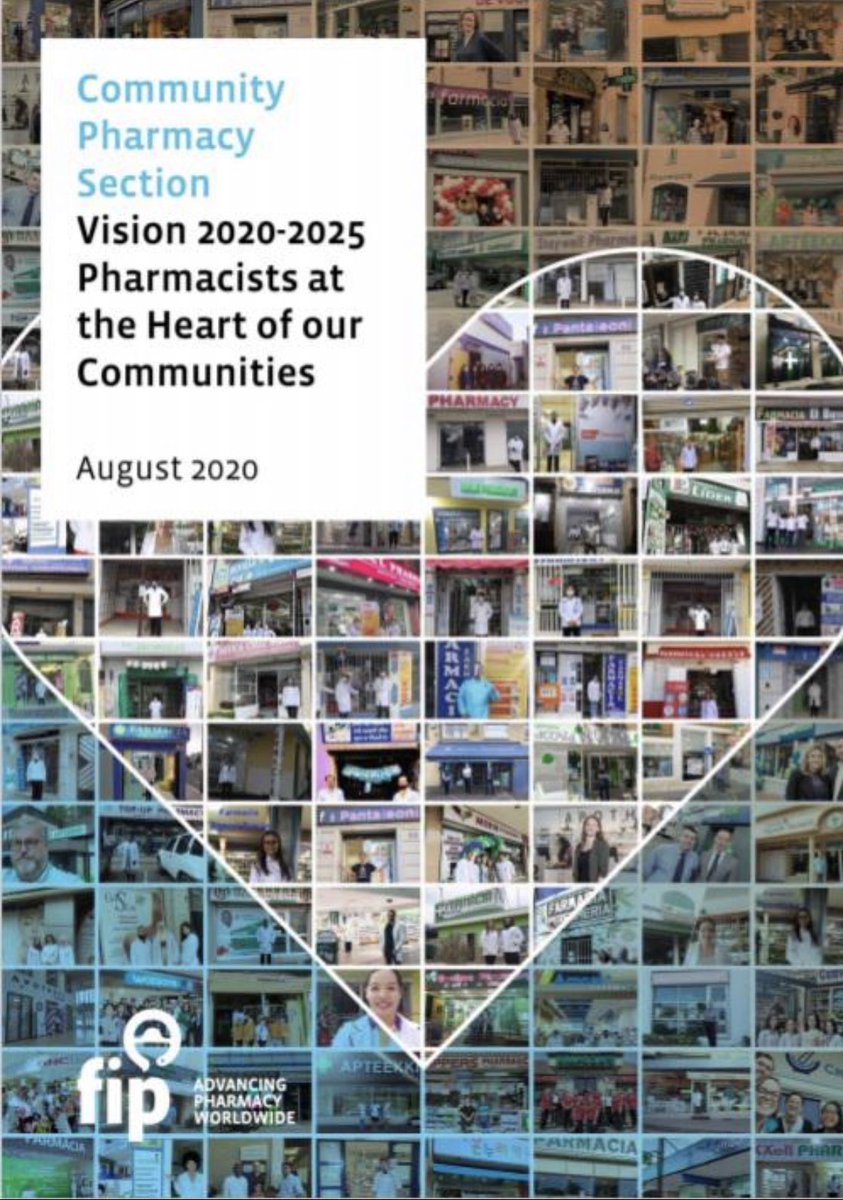 FIP_CPS's tweet photo. “Community pharmacies ...” How would you finish the sentence? The CPS Vision 2020-2025 was released six months ago, and we want to know how you serve at the hearts of your #communities. Comment in 10 words or less, and we’ll feature some of the responses! https://t.co/4fm5NvFlmO