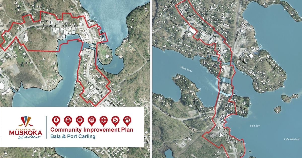 Have you heard? The Township is undertaking a Community Improvement Plan (CIP) for Bala &amp; Port Carling. 
Join the upcoming virtual public workshops on March 9, 2021 to learn more &amp; share your ideas.
Visit engagemuskokalakes.ca for workshop registration &amp; project information.