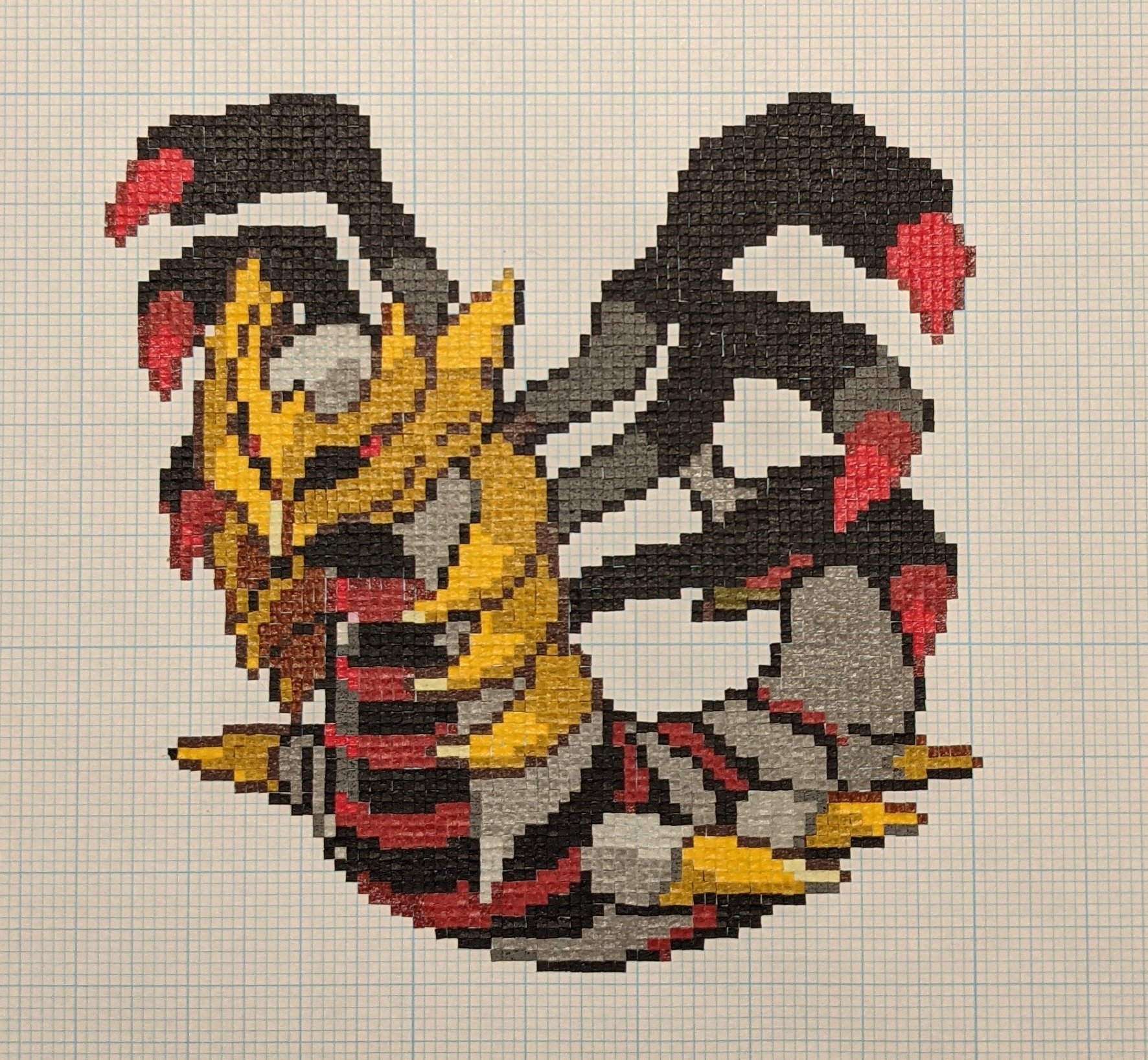 こぶ マステドット絵職人lv 3 初めての ポケモン ドット絵 シリーズは初期赤緑しかやったことないんですけど プラチナのギラティナはカッコいいと思います ポケットモンスター Pokemon Pixelart Maskingtape マスキングテープ T Co
