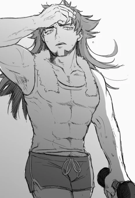 dnd君がもうすぐガチャで出るしせっかくだからカッコよく描いてあげよう?✨→誰? 