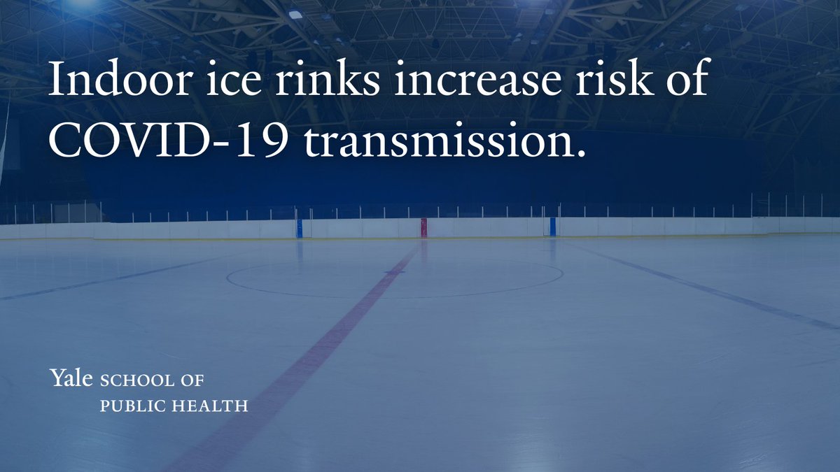 Ventilation in indoor #IceRinks poses a double threat during the #COVID pandemic. 

Read this thread for what you need to know before skating or participating in athletic activities inside ice arenas ⛸️🏒⬇️

&amp; learn more at m.yale.edu/9qr <a href="/PollittKrystal/">Krystal Pollitt</a> 1/6
