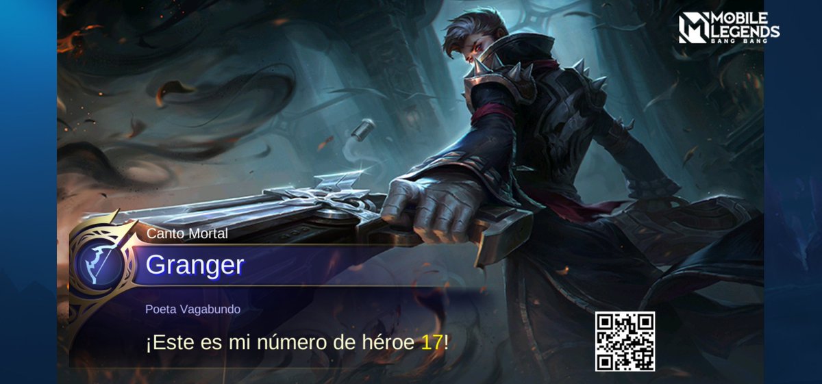 Luis_Rz07's tweet photo. Acabo de obtener un nuevo héroe Granger en Mobile Legends: Bang Bang! ¡Enfrentémonos a los jugadores del mejor MOBA del mundo juntos!
https://t.co/j6Ia2slkPz https://t.co/AkT7o0WpFd