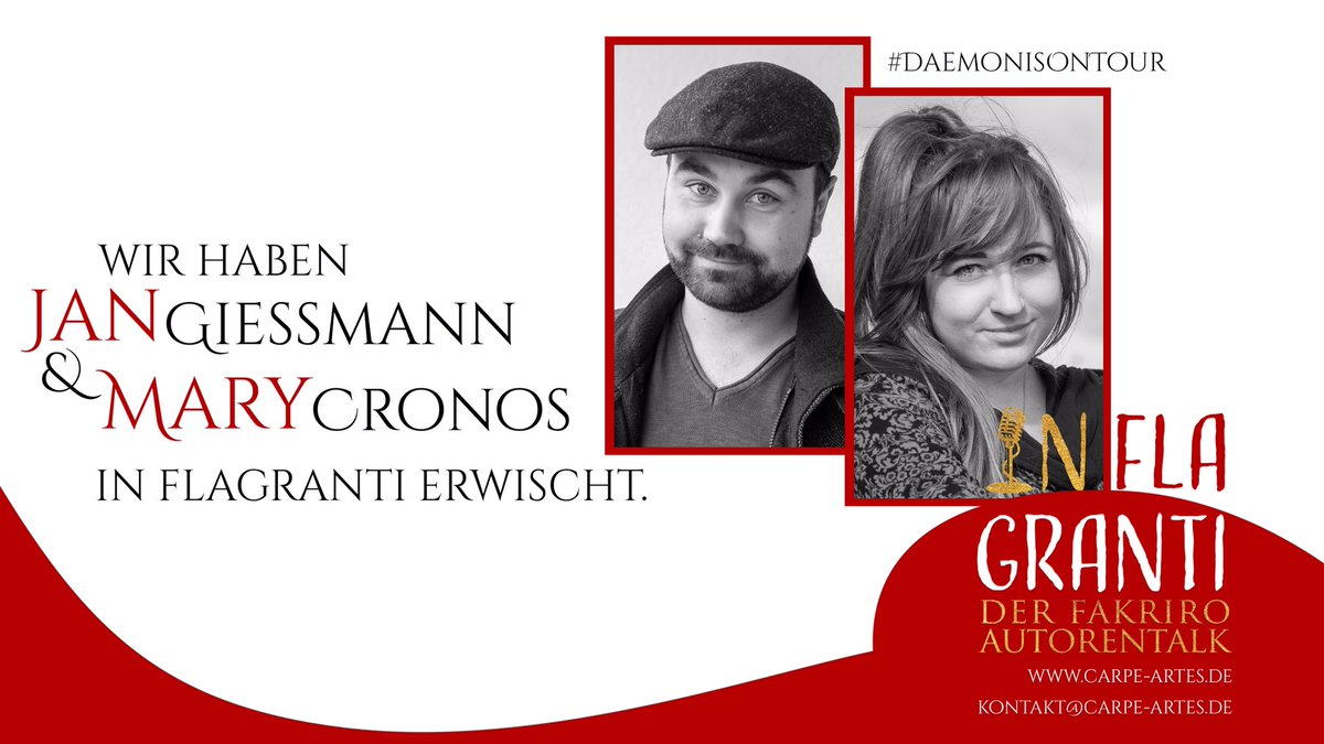 fakriro's tweet photo. #FakriroNews #InFlagranti #DaemonisOnTour
Hallo, ihr Lieben,
jetzt seid ihr sicher verwundert, weil wir mitten unter der Woche von "In Flagranti - Der Fakriro Autorentalk" anfangen, aber wie heißt es so schön: Besondere Umstände erfordern eben besondere Maßnahmen und 
1/5 https://t.co/cWZbiyTOZE