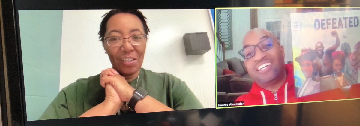 @kwamealexander I am still on mental high from our virtual visit yesterday with Kwame Alexander.  Our scholars, teachers and parents really loved the conversation we had yesterday. You are an undeniable master of words and inspiration. #CCS #BerwickAlternative #columbuscityschool
