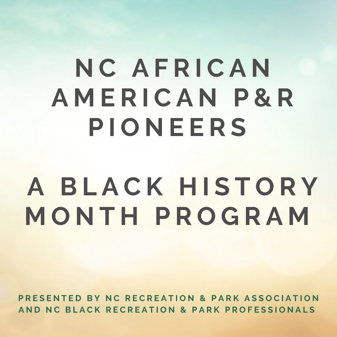 Join NCRPA and NCBRAPP today at 1:30pm for a follow-up roundtable discussion to reflect on the themes and stories
 shared by Dr. Love &amp; Ken Free last week and discuss key leadership principals. #ParksAndRec #leadership #BHM  #BlackHistoryMonth 

Register: us02web.zoom.us/meeting/regist…