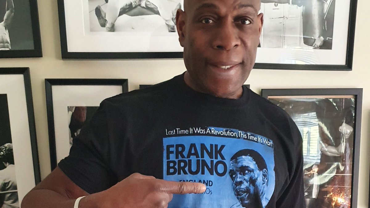 Evening spent nice day with Alan Titchmarsh @TitchmarshShow 4 #loveyourweekend looking 4ward 2 seeing reaction 2morrow 4 Mike Tyson film tomorrow night. This tee-shirt frankbruno.co.uk/product/frank-… Good Morning Britain tomorrow morning think I'd better go 2 bed now! Have a nice evening