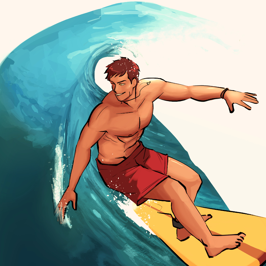 himboking's tweet photo. thinkin about hot boy summer #a3game https://t.co/8oHUtSjJeY