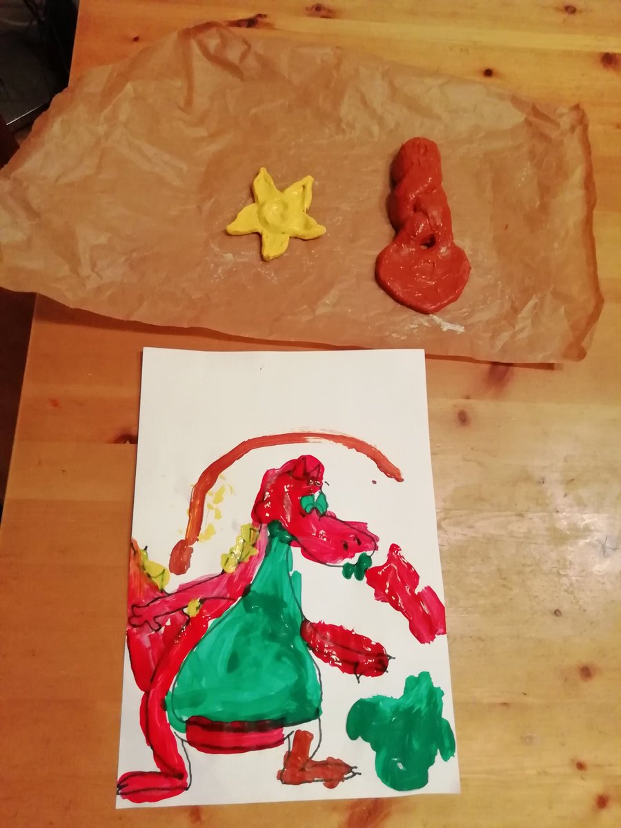 sasabella29's tweet photo. Archie's entries for St David's day
Dragon
Daffodil
Love spoon
@RyfOren
@rhosyfedwen https://t.co/ZoSlk2MAxs