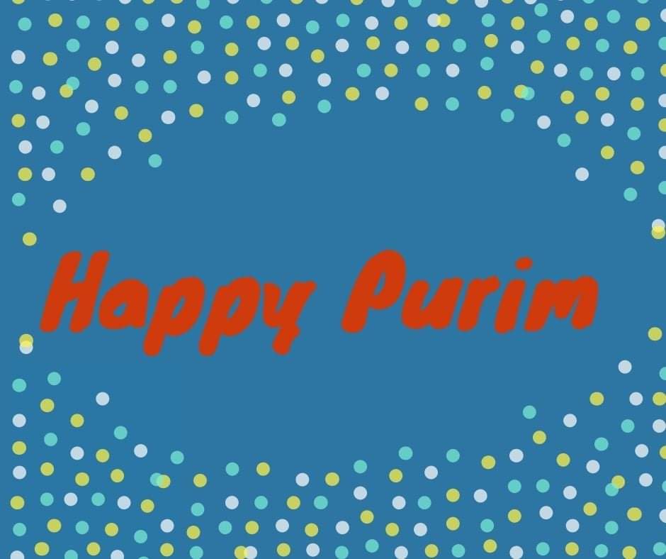 JudischesT's tweet photo. Purim Sameach und bleibt gesund! Das Purimfest 2021 beginnt am Abend des 25. und geht bis zum 26. Februar. Es wird an die Rettung der Juden in Persien erinnert. Zum Purimfest gehören auch Geschenke, es wird gegessen, getrunken &amp; für Arme gespendet. Purim Sameach &amp; bleibt gesund! https://t.co/N7X9JVVNt2