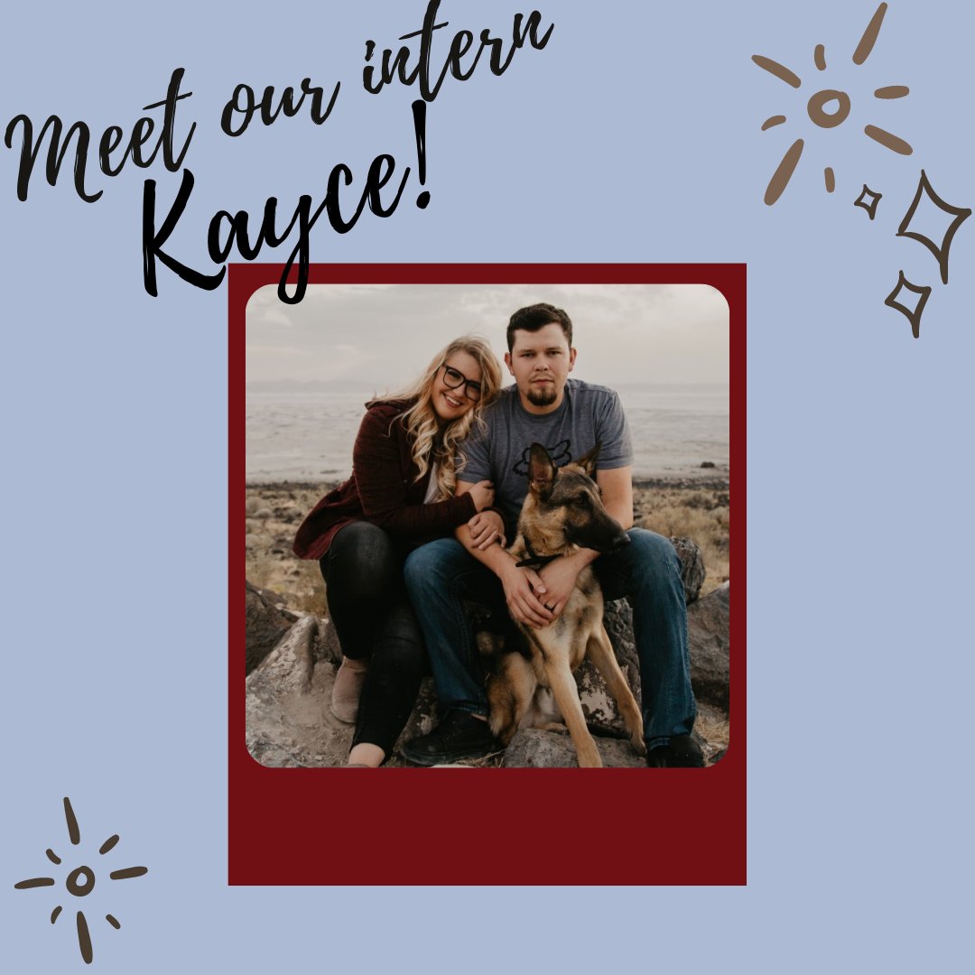 Introducing our Interns: Meet Kayce! 

Kayce is working with our Independent Living Programs to develop a resource guide for clients. She is a Master of Social Work student at Baylor &amp; is from Northern Utah. She is married to her Best friend, Taylor, &amp; has a 3 yr old dog, Khoj.