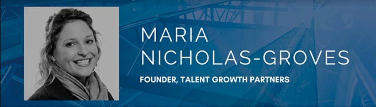 Day 1 speaker (Mar 8, 11- 1p) for 2021 #IWD WI Womxn leadership series CEO of Talent Growth Partners, Maria Nicholas-Groves, will speak on equitable/safe workspaces leading to employee satisfaction! Learn more &amp; Register bit.ly/3sfYKu