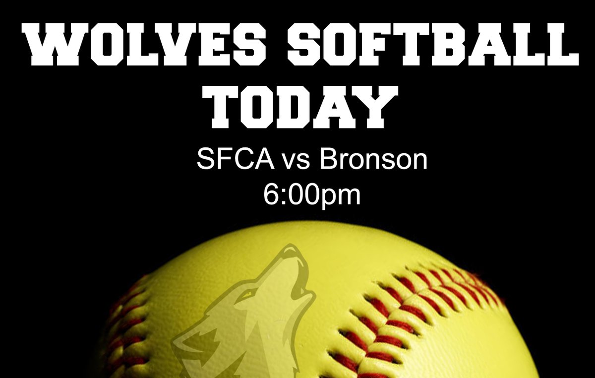 sfcawolves's tweet image. Wolves Softball Today! Saint Francis vs Bronson at 6:00pm Bronson High School. GO WOLVES! #sfca #wolvessoftball #gowolves