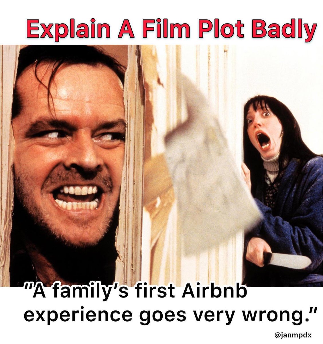 FilmFreeway's tweet image. How to not pitch a movie 😂 🍿 #ExplainAFilmPlotBadly