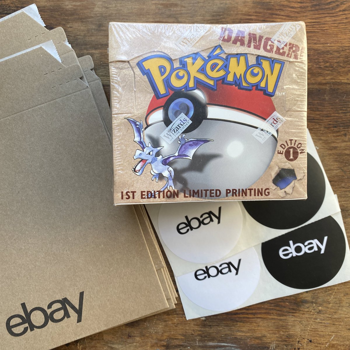 tomorrow on stream at 9pm EST we will be cracking into this first edition fossil box for the 25th anniversary of pokémon. shoutout to @ebay for supplying the goods! #ebaypartner 

twitch.tv/chrismelberger