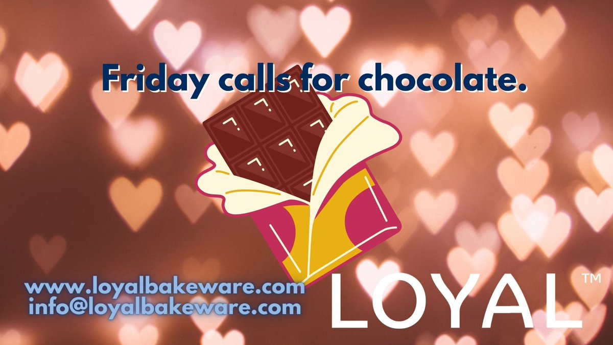 To be honest... Days that end in 'Y' call for chocolate!
#chocolate #friday #friyay #LOYALBakeware