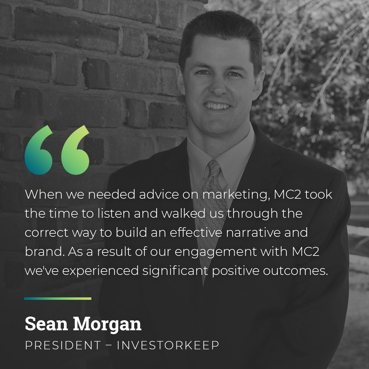 Our client's success is our success. And helping growth-minded businesses reach their marketing goals is what we do best! #TestimonialThursday #BusinessGoals #MarketingAgency #StoryBrand