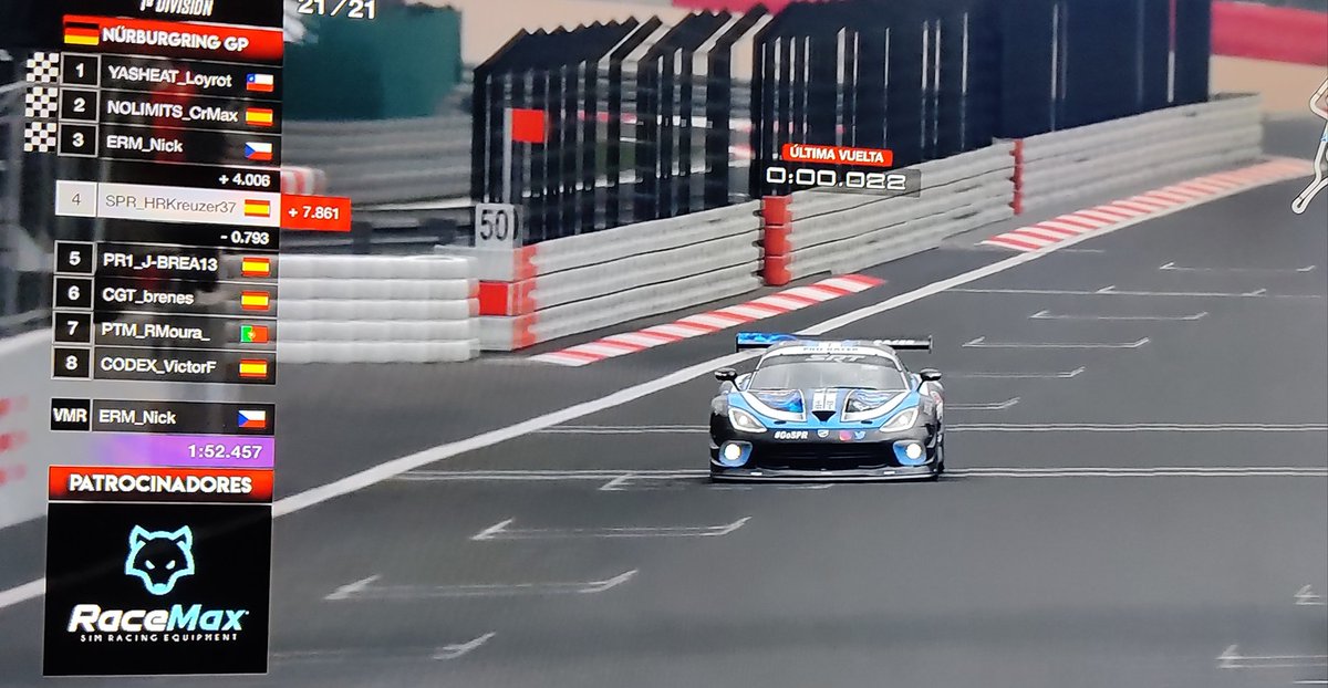 🏁 #GTWorldLeague 

🚣‍♂️   En su línea

     🆕 Carreron de <a href="/HRK372/">MiguelMartín</a> 

         🔝 4️⃣   en Nurburgring

            ‼️ Enorme Her #GoSPR‼️

🔚 Última cita del torneo Interlagos💣

<a href="/gescomvalencia/">Gescom Valencia</a> @JIROcreative 
#tallereschoc #carroceriasvasallo