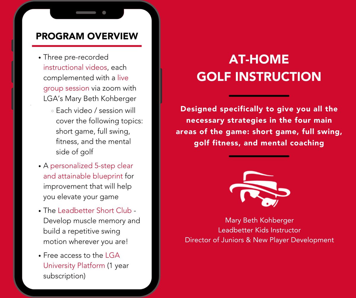 Winter golf program email office@totheteegolf.com