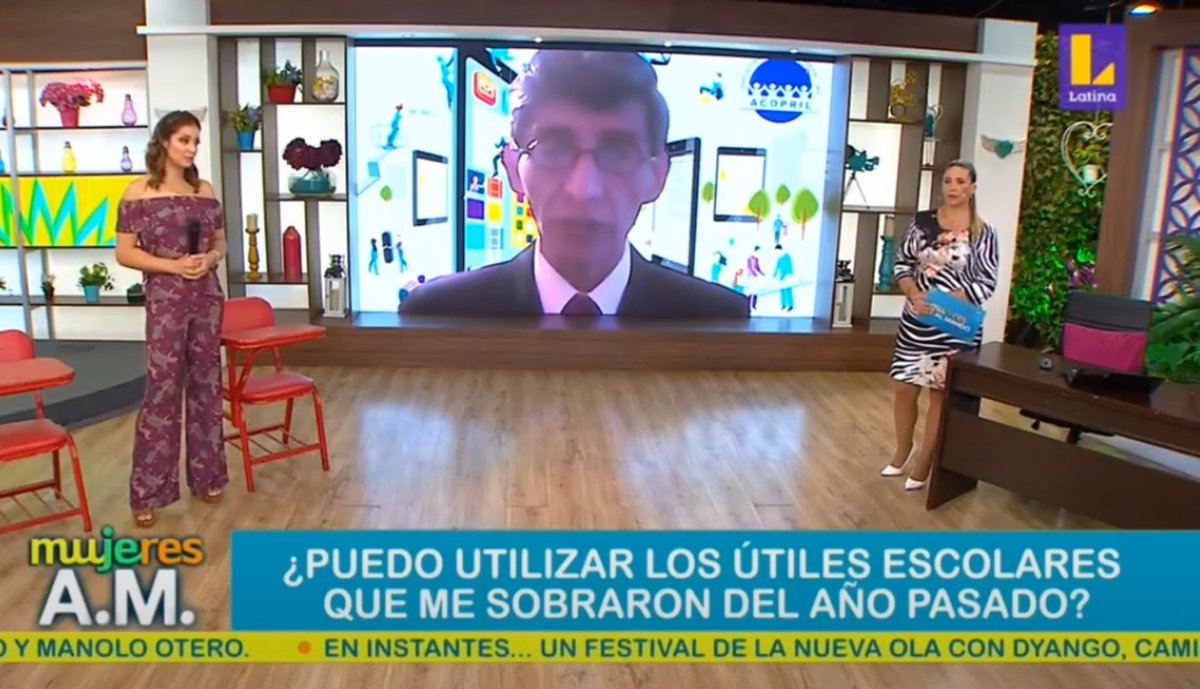 intellectun's tweet photo. Entrevista en "Mujeres al Mando", en Latina, como  Asesor y Director de Innovación Tecnológica en la Educación de ACOPRIL. https://t.co/nrpM1rdvIt