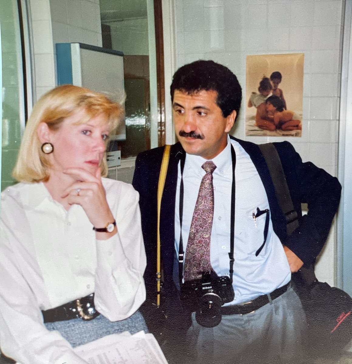 Fun memory with @petesouza in Poland in 1990 right before The Pope tossed him out of the loo.  Fun Story!